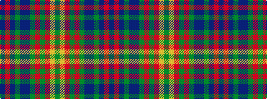 idealised woven sample of pattern BRBGBBGRGRYG
