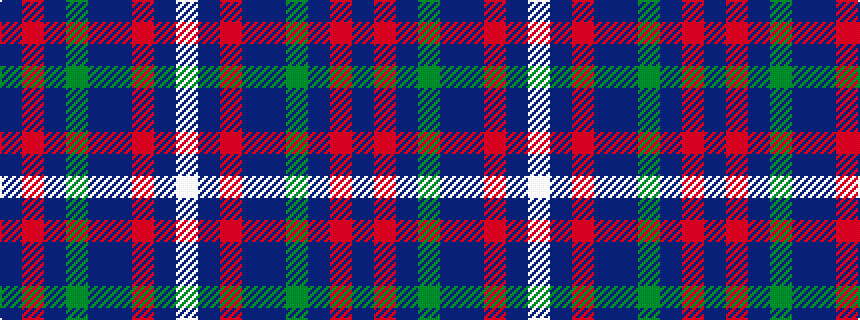 idealised woven sample of pattern BRBGBBRBW
