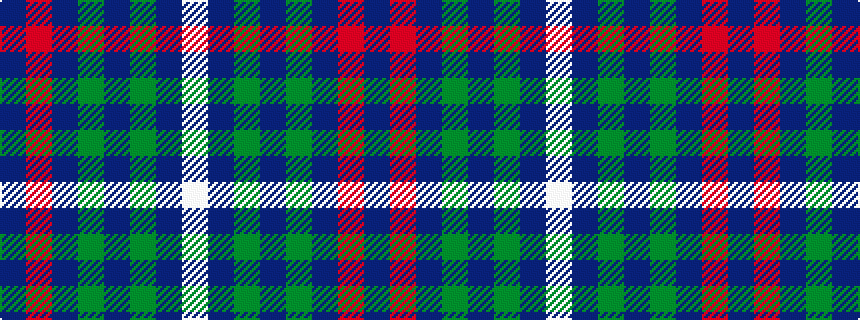 idealised woven sample of pattern BRBGBGBW