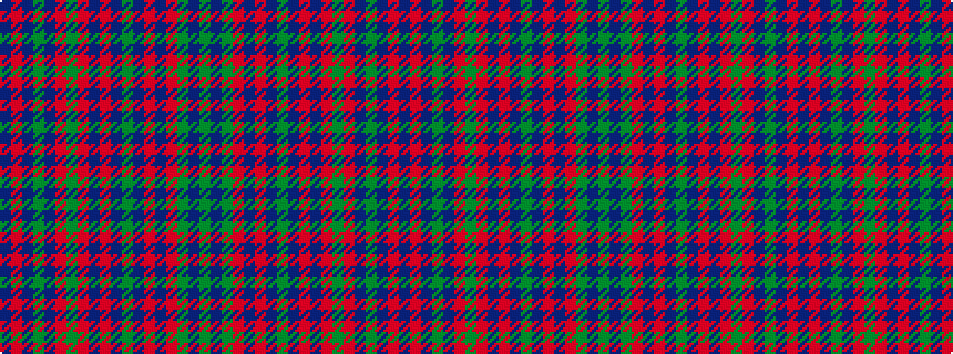 idealised woven sample of pattern BRBGBRGRBRBGBRBRGBG