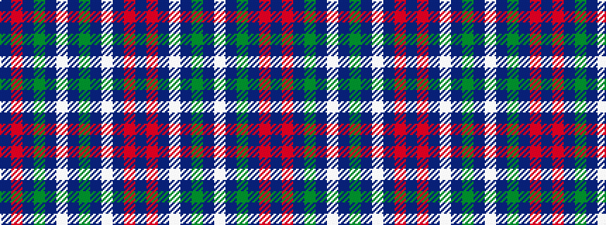 idealised woven sample of pattern BRBGBWBGBWBRB