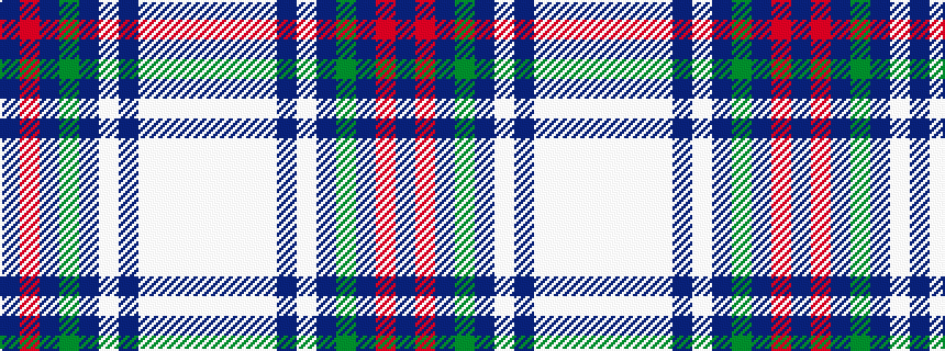 idealised woven sample of pattern BRBGBWBWWWW