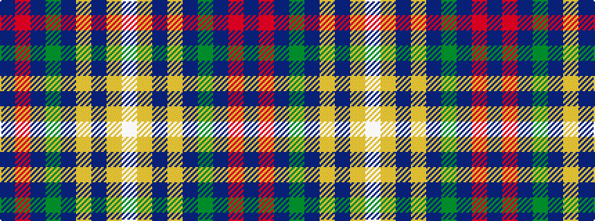 idealised woven sample of pattern BRBGBYBYW