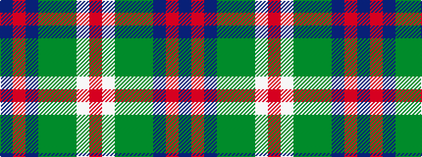 idealised woven sample of pattern BRBGGGWR