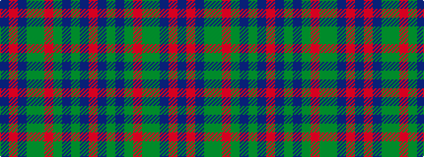 idealised woven sample of pattern BRBGGRGBGBR