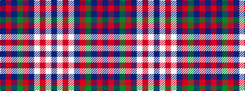 idealised woven sample of pattern BRBGRBWRWB