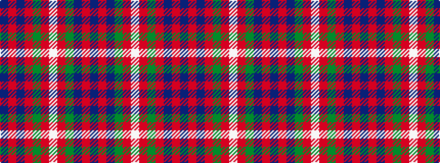 idealised woven sample of pattern BRBGRWRGRBRB
