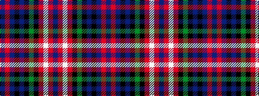 idealised woven sample of pattern BRBKBKGKRWRB