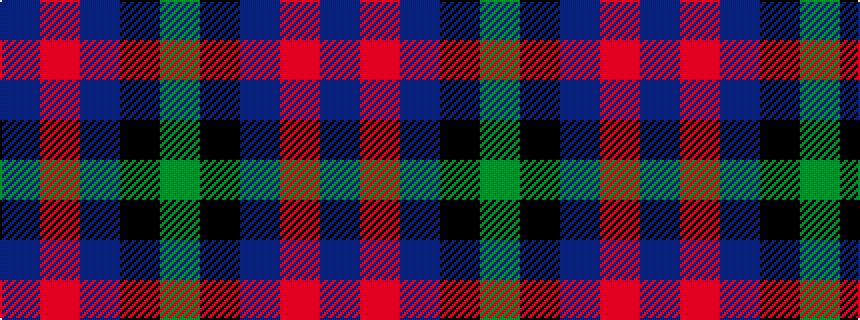 idealised woven sample of pattern BRBKG