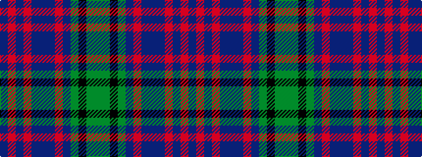 idealised woven sample of pattern BRBRBBBRBGKGG