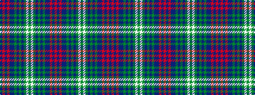 idealised woven sample of pattern BRBRBBGBGBGWGWGBGBGBBRBR