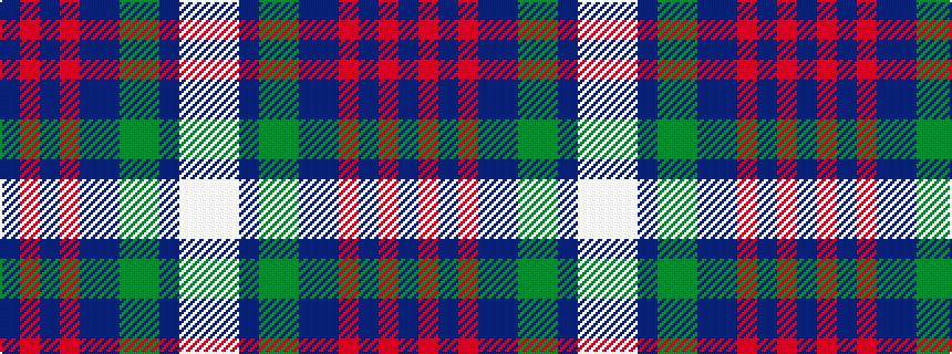 idealised woven sample of pattern BRBRBBGGBWW