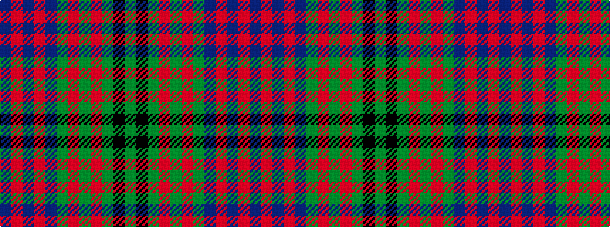 idealised woven sample of pattern BRBRBGRGRGKG