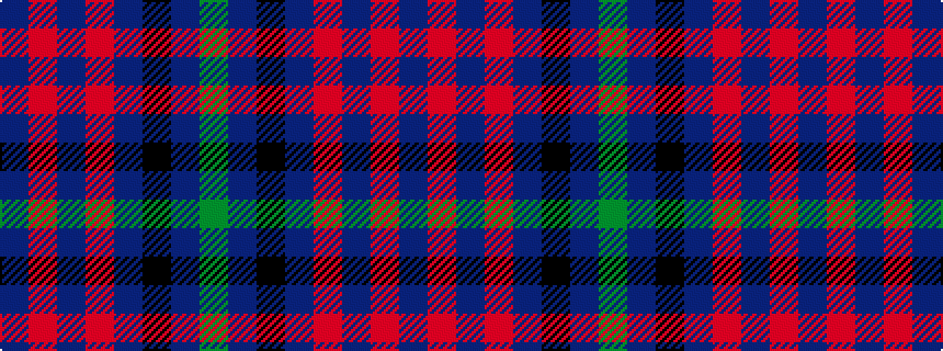 idealised woven sample of pattern BRBRBKBG