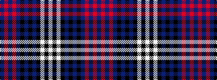 idealised woven sample of pattern BRBRBKBKBKWKW