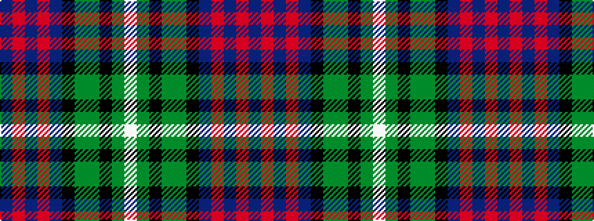 idealised woven sample of pattern BRBRBKGGKGW