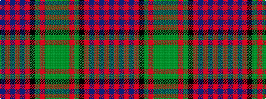 idealised woven sample of pattern BRBRBRKGRGGG