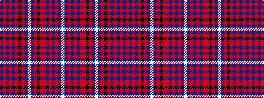 idealised woven sample of pattern BRBRBRKRBWBRKRRBRBRBW