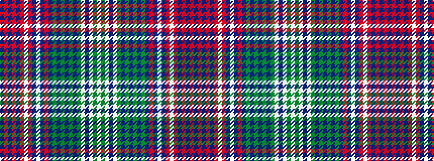 idealised woven sample of pattern BRBRBRWRBWBRBGBGBGBGWBWGW