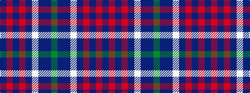 idealised woven sample of pattern BRBRBWBBG