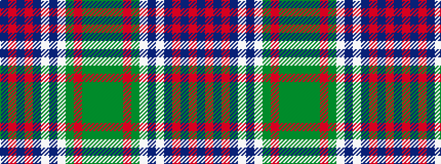 idealised woven sample of pattern BRBRBWBWGRGGG