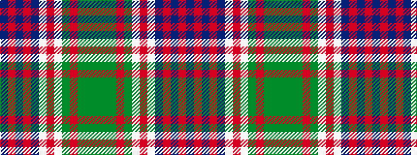 idealised woven sample of pattern BRBRBWRWGRGGG