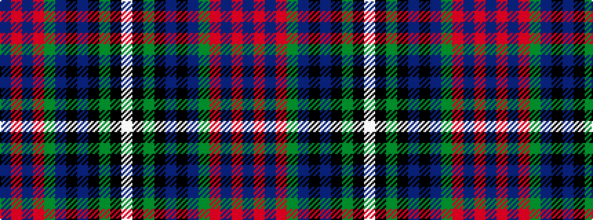 idealised woven sample of pattern BRBRGBKBKGKW