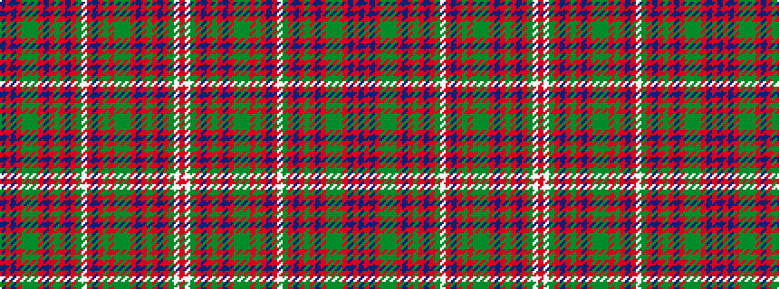 idealised woven sample of pattern BRBRGGGRBRGRBRGWRBRGRGGGRBRGRBRGWR