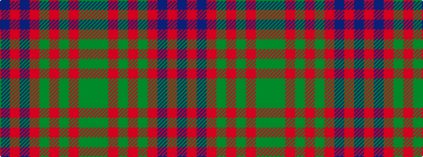 idealised woven sample of pattern BRBRGRGRGG