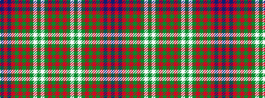 idealised woven sample of pattern BRBRGRGRGWGWGRGR