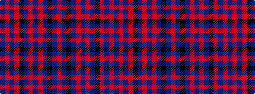 idealised woven sample of pattern BRBRKBRBRBKBR
