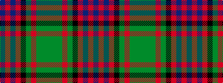 idealised woven sample of pattern BRBRKGRGGG