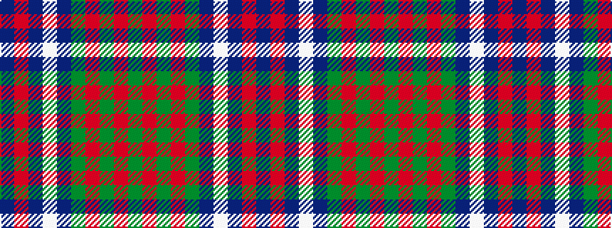 idealised woven sample of pattern BRBWBGRGRG
