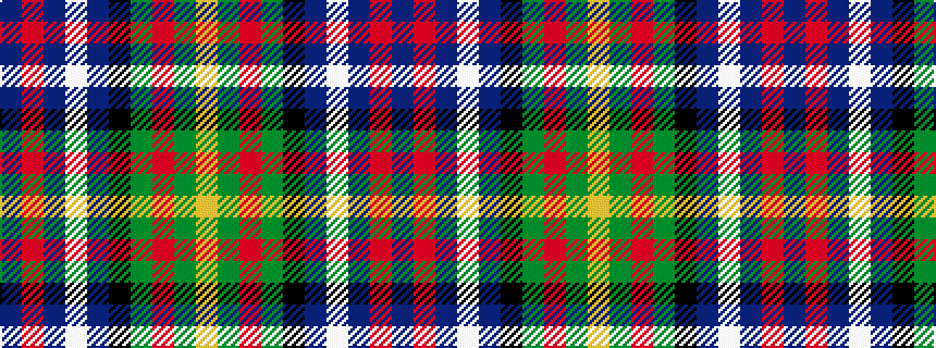 idealised woven sample of pattern BRBWBKGRGY