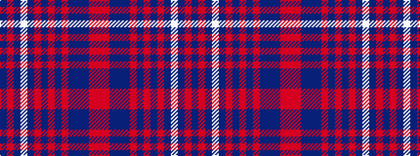 idealised woven sample of pattern BRBWBRBRBRBBBRR
