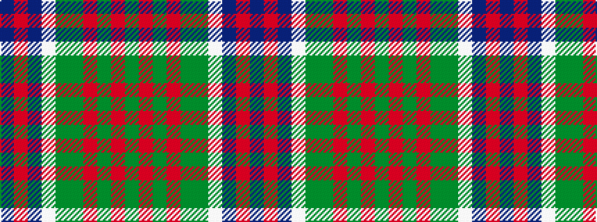 idealised woven sample of pattern BRBWGGRGRG