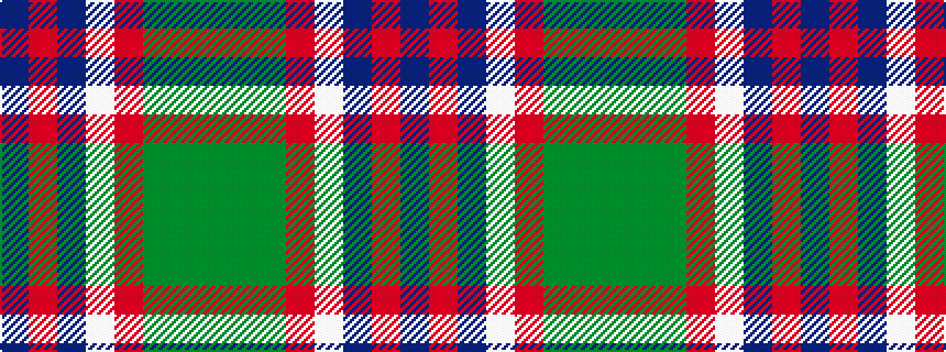 idealised woven sample of pattern BRBWRGGG