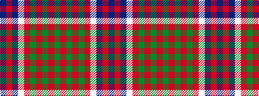 idealised woven sample of pattern BRBWRGRGRG