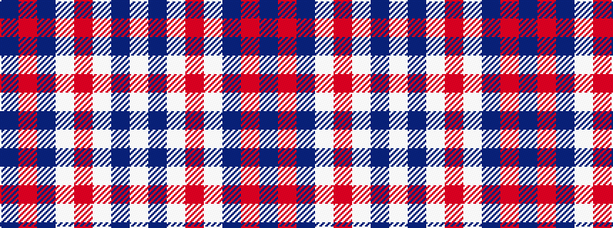 idealised woven sample of pattern BRBWRWBW