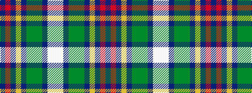 idealised woven sample of pattern BRBYBGGGBWW