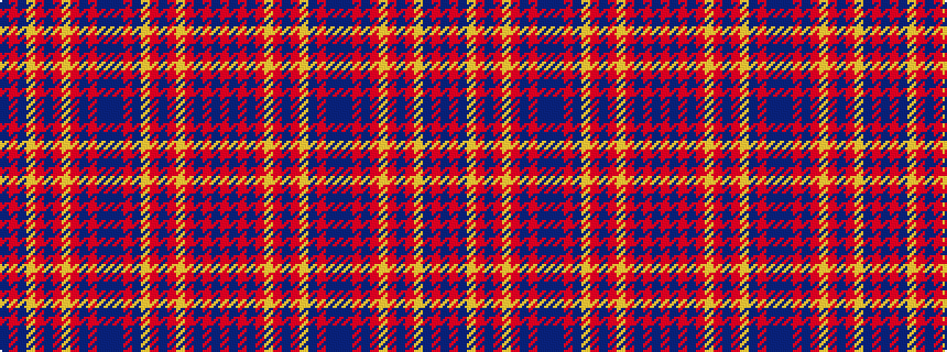 idealised woven sample of pattern BRBYRBRYRBRBBBRBYRBRYRBRBR