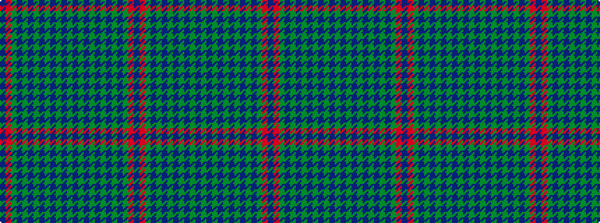 idealised woven sample of pattern BRGBGBGBGBGBGBGBGBGBGBGRB