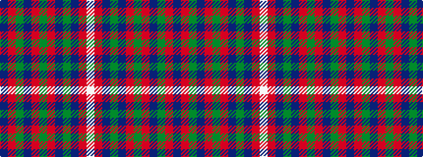 idealised woven sample of pattern BRGBRGRBGBRW