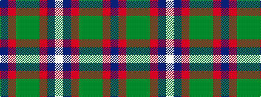 idealised woven sample of pattern BRGGGRBW