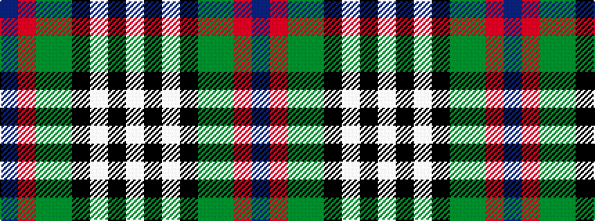 idealised woven sample of pattern BRGGKWKW