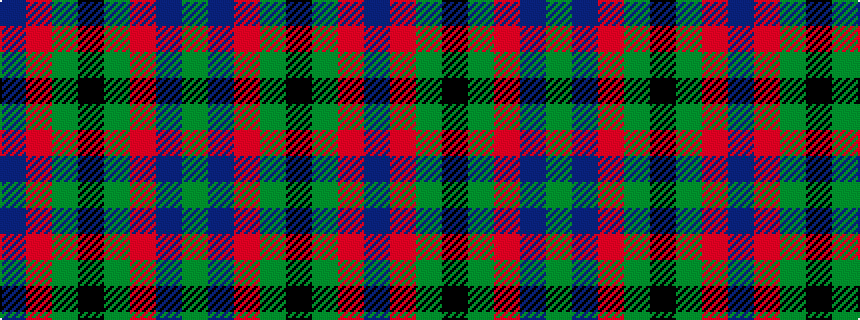 idealised woven sample of pattern BRGKGRBG