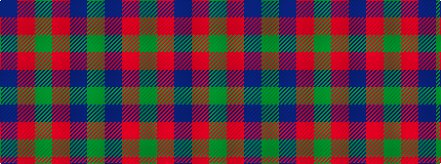 idealised woven sample of pattern BRGRBG
