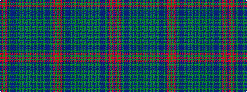 idealised woven sample of pattern BRGRBGBBBGBGBGBGBGBGBGBGBGBBBGBRGR