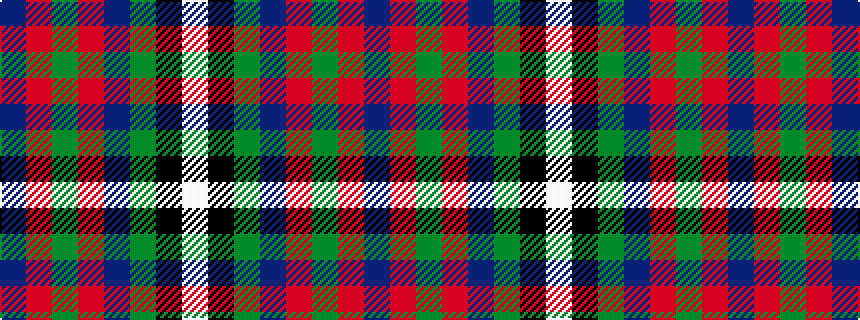 idealised woven sample of pattern BRGRBGKW