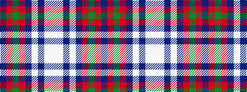 idealised woven sample of pattern BRGRBWBWW